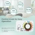 thumbnail image 6 of Costway Electric Laundry Dryer & Full-Automatic Washing Machine Comb with Tumble Dryer, 6 of 11