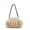 Khaki, variant on Pleated Design Faux Fur Shoulder Bags For Women 2024 Luxury Designer Purses And Handbags Winter Warm Soft Plush Hobo Bags