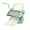 Green, variant on 401 Stainless Steel Pasta Maker Spaghetti Noodle Roller Machine Manual Noodle Cutter 7.87*5.90*8.66inch for Making Spaghetti, Fettuccine, Lasagna, Dumpling Wrappers