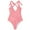 Red, variant on asdoklhq Plus Size Swimsuits for Women, Women's One Piece Striped Print Sleeveless Women's Swimsuit