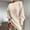 Beige, variant on BODOAO Sweater Dresses for Women 2025 Mid Length Dress with Shoulder Sleeves and Half Turtleneck Sweater Fall Fashion Mock Neck Long Lantern Sleeve Oversized Outfits Knit Sweater Tops Beige L