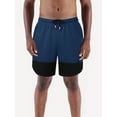 thumbnail image 3 of TheFound Men's Sweatshorts Casual Fitted Elastic Waist Contrast Color Athletic Short for Running Workout, 3 of 9