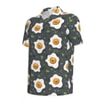 thumbnail image 2 of Rocae Cute Poached Eggs for Men's Short Sleeve Polo Shirt, Quick Drying Performance Moisture Wicking Sports Men's Golf Shirt 4X-Large, 2 of 9
