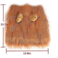 thumbnail image 4 of Disfraz de melena de león para perro, peluca para fiesta de mascotas grandes, ropa elegante para el cabello con oreja Feliz Sencillez, 4 of 4