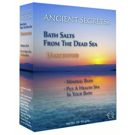 Therapy Bath 1 Lb Powder - Ancient Secrets Dead Sea Mineral Bath Salts, 1 Lb