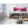 thumbnail image 2 of Tiptophomedecor Stretched Canvas Landscape Art - Lilies And Sunset Narrow - Stretched & Framed Ready To Hang Art, 2 of 3