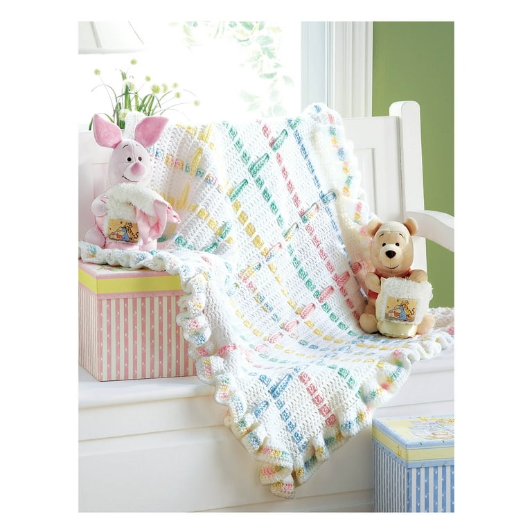 Leisure Arts Book Booklet #5545 Baby Wraps 8 Crochet Blanket