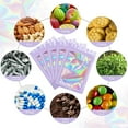 thumbnail image 3 of SJPACK Mylar Holographic Bags, Clear Seal Resealable Odor Proof Bags Purple Smell Proof Bags for Spice, Food, Flour, Sweets Packaging (100 Pcs, 3.1 * 5.1inch), 3 of 6