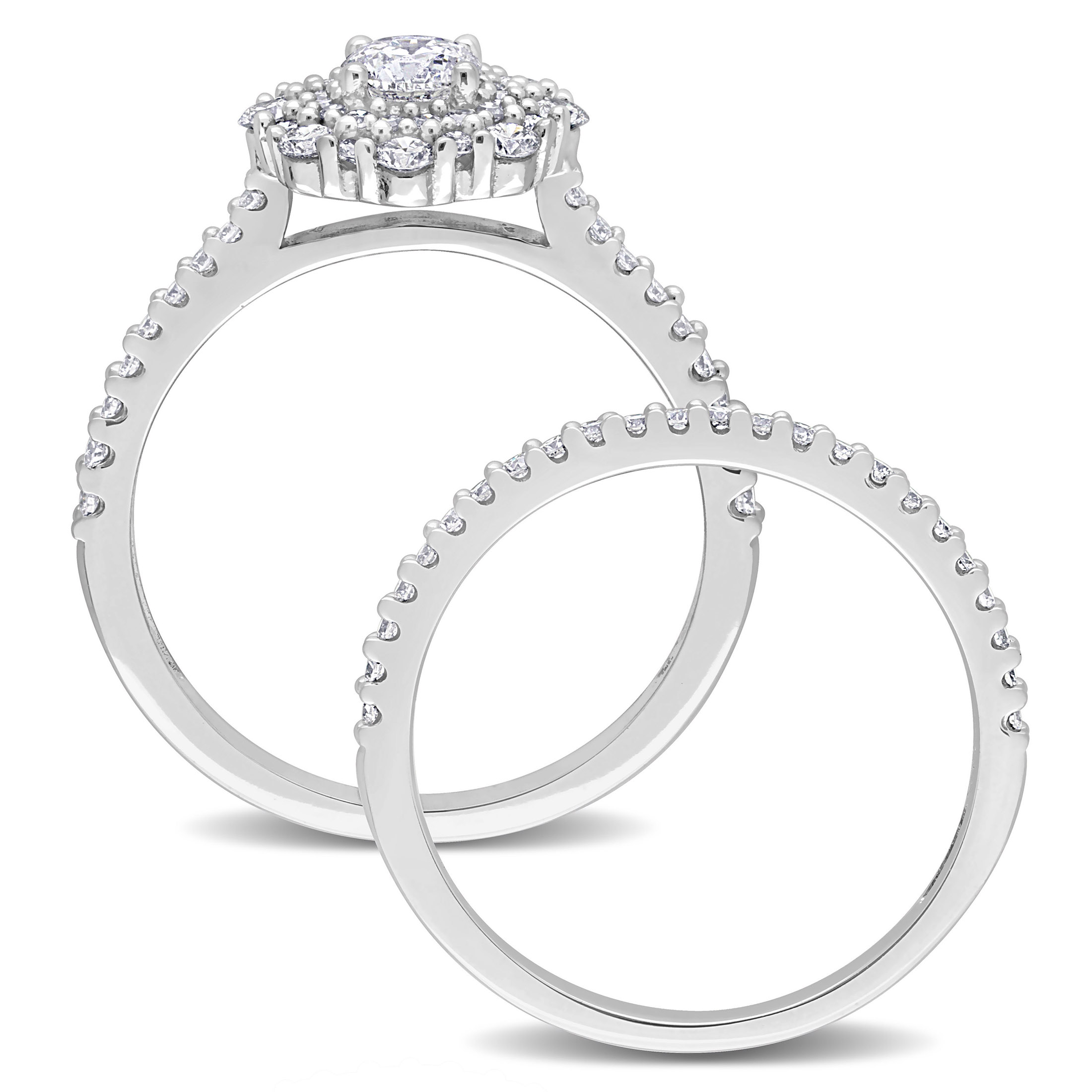 Everly Women's Diamond 14k White Gold Bridal Set