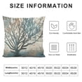 thumbnail image 6 of Acheng Coastal Starfish Coral Pillow Covers Summer Beach Ocean Themed Pillow Case Nautical Soft Outdoor Decorative Cushion Cover for Couch Bed Sofa,Set of 2 White, 6 of 6