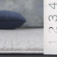 thumbnail image 4 of SAFAVIEH Whisper Zoe Solid Area Rug, Grey/Ivory, 5'3" x 7'6", 4 of 10