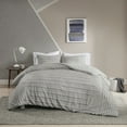 thumbnail image 4 of Home Essence Apartment Ronan 3 Piece Cotton Chenille Comforter Set, Full/Queen, Grey, 4 of 11