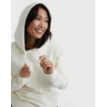 thumbnail image 6 of Hanes Women's Garment Dyed Fleece Hoodie Parchment M, 6 of 10