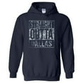 thumbnail image 5 of UGP Campus Apparel Straight Outta Dallas - Texas Football Hometown Pride Hoodie - Small - Navy, 5 of 6