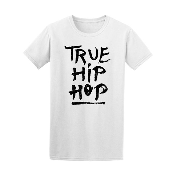 The Words True Hip In Ink Style Tee Men's -Image by Shutterstock