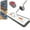 White, variant on 2025 New Saker Plus Large Flat Mop and Bucket Set,360 Rotation Flat Mop with Bucket with 6 Microfiber Pads,for Tile,Hardwood,Windows Wet and Dry