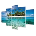 thumbnail image 2 of Designart "Tropical Escape Beach Photo V" Nautical & Beach Wall Art Prints Set, 2 of 5