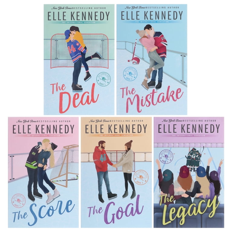 Off-Campus Series By Elle Kennedy 5 Books Sprayed Edge Box Set