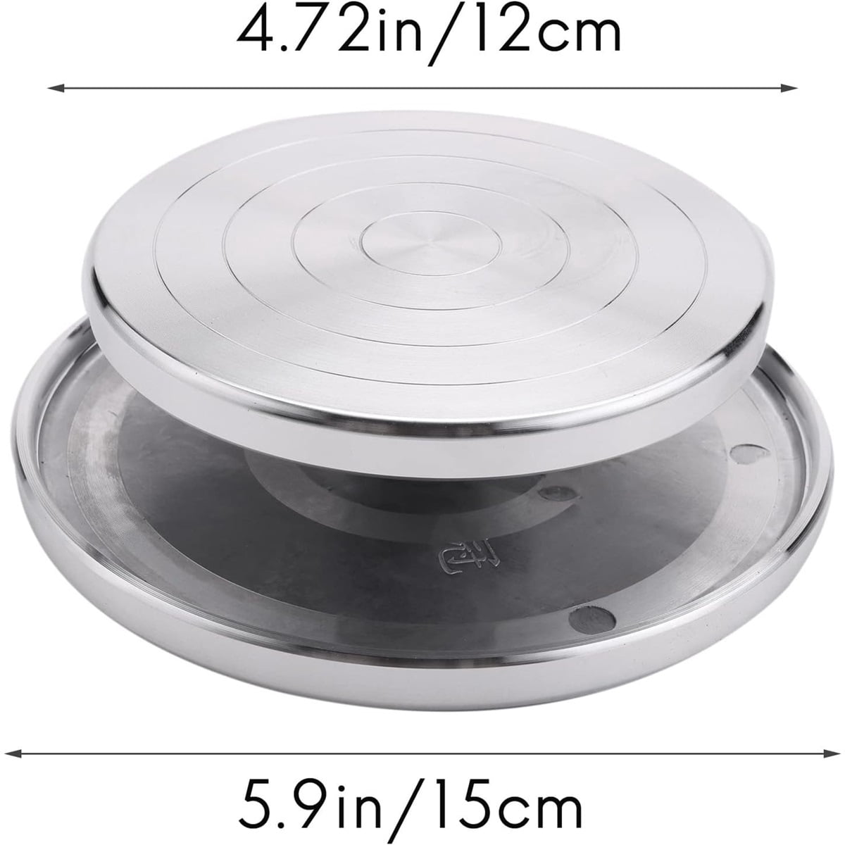 Sugagale Ceramic Art Double-Sided Pottery Banding Wheel Aluminum Alloy Manual Forming Sculpting