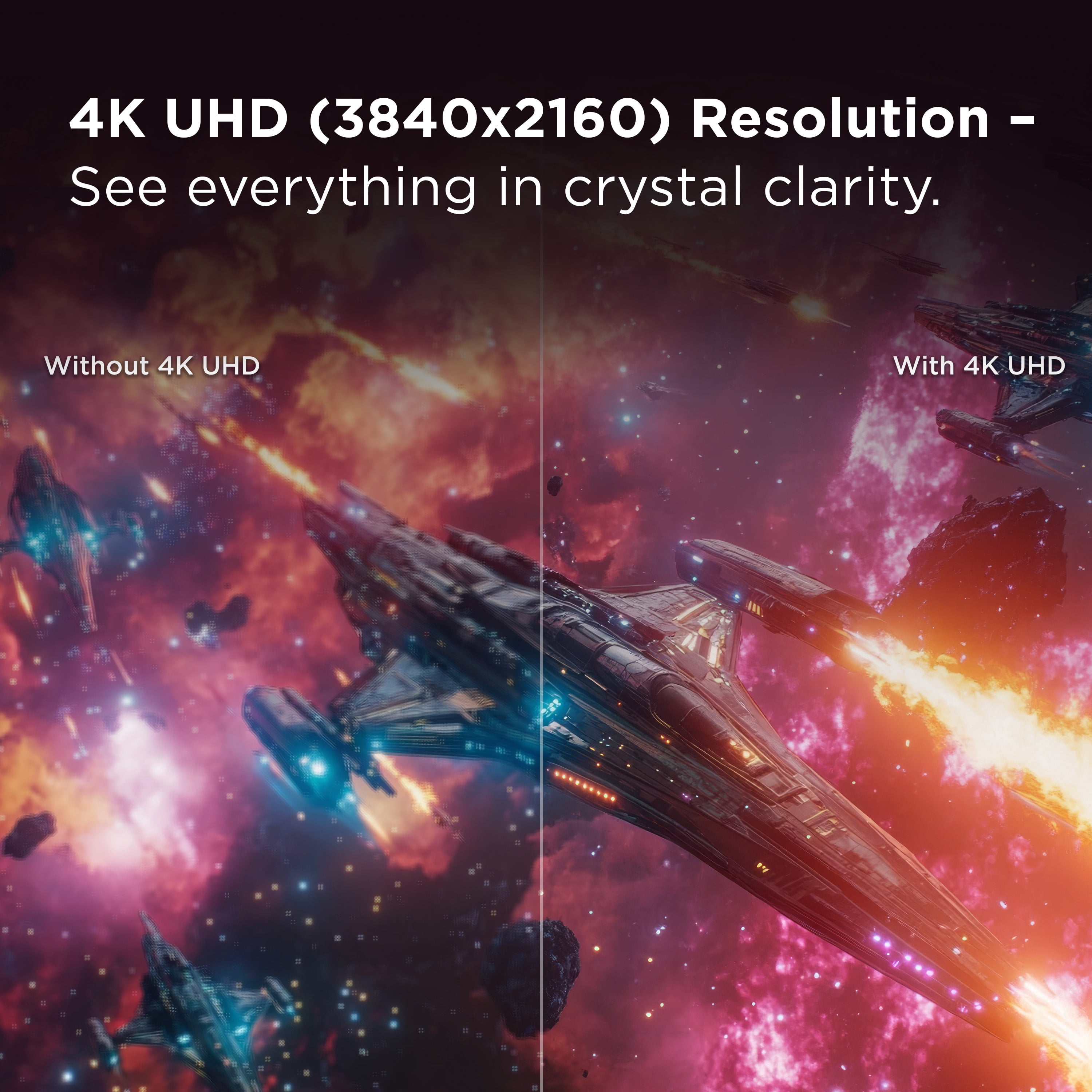 TCL 27” R94 Series 4K UHD HDR QD-Mini LED Gaming Monitor, 165Hz Refresh Rate, LD2304 Precise Dimming Series, HDR1400 Brightness, 1ms, AMD FreeSync Premium (NEW, 2025) - 27R94