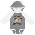 thumbnail image 3 of Inktastic My Oma Loves Me with Sloth and Hearts Boys or Girls Long Sleeve Baby Bodysuit, 3 of 5