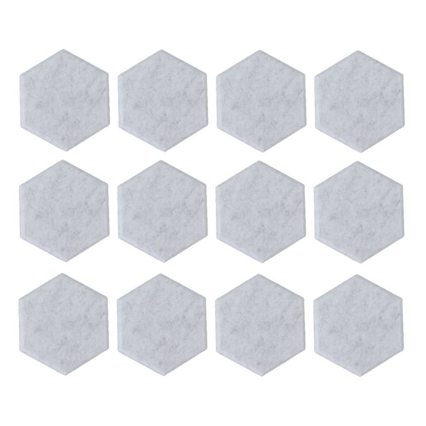 Paneles de amortiguación de sonido, paneles acústicos hexagonales de 12 piezas, acolchado de prueba de sonido, paneles de pared insonorizados, funcionalidad de alta precisión