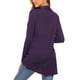 thumbnail image 4 of Guardurnaity Abrigo de otoño de punto de manga larga de color sólido para mujer Prendas para la parte del cuerpo Violeta METRO Guardurnaity AP003365-27, 4 of 6