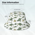 thumbnail image 4 of Daiia Cute Turtle Pattern Bucket Hat - Trendy Cotton Sun Hat for Beach, Golf, Fishing - Fun Outdoor Vacation Boonie for Men and Women, 4 of 9