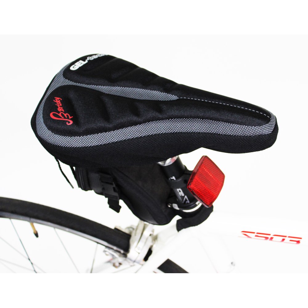 Brisky Bike Seat Cover Saddle Cover Soft Gel Cushion