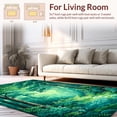 thumbnail image 2 of ODIKA 2'x3' Machine Washable Non-Slip Area Rug, Whimsical Forest Trail High Traffic Rug, Green, 281183, 2 of 7