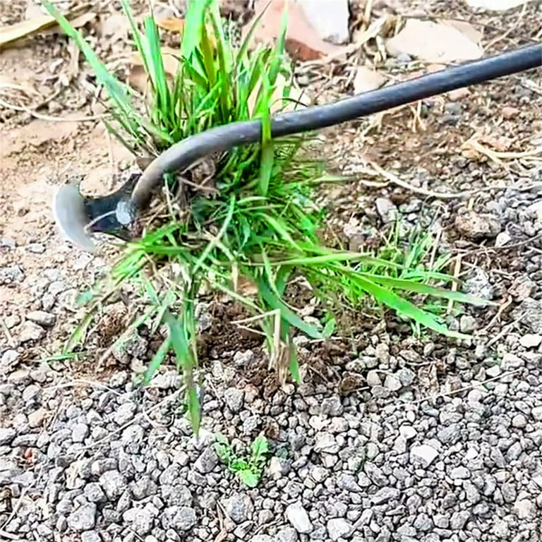 Grass Weeding Hook Root Remover Wood-handled Bonsai Hook for Stubborn Grass  Garden Plant Weeding Tool Loose Soil V-Hook 