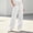 White, variant on Caywon Women's Fleece Lined Sweatpants with Drawstring Waist and Pockets, Loose Fit Straight Leg Warm Pants for Fall and Winter