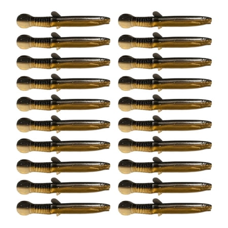 Yihuala 10/20Pcs Multisection Tail Swimbait Lures - Artificial Loach Baits for Saltwater & Freshwater Fishing