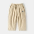 thumbnail image 2 of REDARER Kids' Casual Capri Pants, Elastic Waist Lightweight 3/4 Length Trousers for Boys & Girls,5-6 Years, 2 of 6