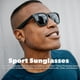 thumbnail image 2 of Gafas de sol Knockaround Premium Sport Polarizadas para Correr Negras, 2 of 9