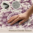 thumbnail image 6 of ODIKA 6'x9' Washable Area Rug Easy Care, Non-Shedding, Purple Vintage Inspired Symmetrical Radiating Motif Gradient for Queen Size Bedroom Under Bed Master Suite, 6 of 7
