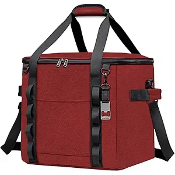 Insulated Soft Cooler Bag 12"x12"x12" 28 Quart Leakproof Portable Ice Chest for Travel Beach Camping