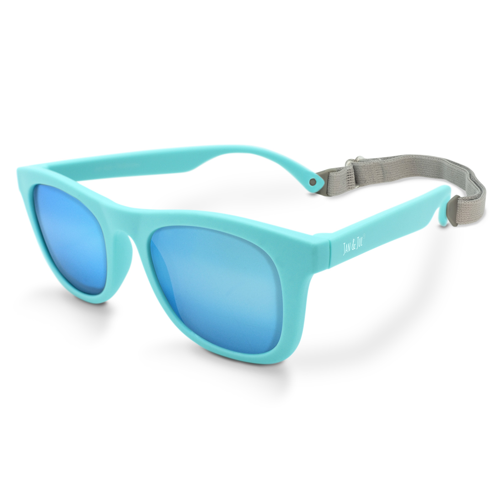 Jan & Jul Sunglasses for Baby Boy Girl UV400 with Adjustable Strap (S: 6 Months -2 Years, Mint Green Aurora) - image 1 of 7