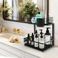 thumbnail image 3 of 2-Tier Pull Out Under Sink Organizer with Sliding Baskets – Adjustable Height, Space-Saving Metal Shelf, 3 of 8