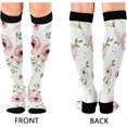 thumbnail image 2 of FREEAMG Christmas Cute Deer Compression Socks for Women and Men, 1 Pair, 2 of 7