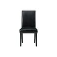 thumbnail image 3 of Picket House Furnishings Pia Faux Leather Side Chair Set in Black, 3 of 12