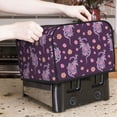 thumbnail image 6 of KLL Snake And Flower Print 4 Slice Toaster Dust Covers Kitchen Small Appliance Cover with 2 Pockets,Can hold Jam Spreader Knife & Toaster Tongs (12.4 x 10.6 x 8.2), 6 of 6
