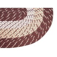 thumbnail image 2 of Better Trends 24" x 66" Runner Braided Rug 100% Polypropylene Durable and Stain Resistant Reversible Indoor Area Utility Rug, Country Stripe Collection - Brown Stripe, 2 of 5