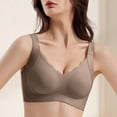 thumbnail image 5 of Womens Seamless Bras No Underwire with Support Wireless Push Up Full Coverage Bralette Comfortable Everyday Bras Back Fat Smoothing T-Shirt Bra Gray 2XL, 5 of 5