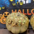 thumbnail image 4 of Disco calabaza decoración de Halloween suministros de boda decoración del hogar regalo de vacaciones decoración de bola de discoteca cristales decoración de calabaza Halloween, 4 of 4
