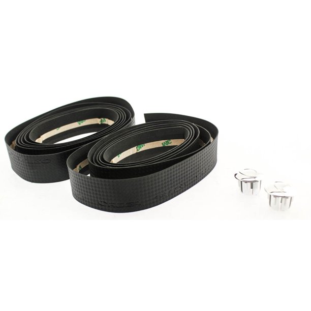 Orbea Faux Black Carbon Road / Triathlon Bike Handlebar Tape + Bar