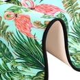 thumbnail image 6 of SKYSONIC 2'X6' Banana Palm Leaves Runner Rug with Rubber Backing, Butterfly Tropical Flamingos Non Slip Entryway Rug Runner Washable Soft Area Rug Carpet for Hallway Bedroom Kitchen Decor, 6 of 6