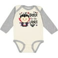 thumbnail image 3 of Inktastic Sucker for the Ladies- cute vampire Boys or Girls Long Sleeve Baby Bodysuit, 3 of 5