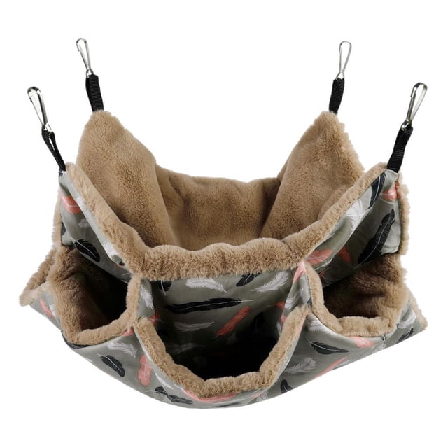 Pequeño Animal colgante hamaca cálida jaula para mascotas cama suave para Yuyangstore Hamaca para hámster