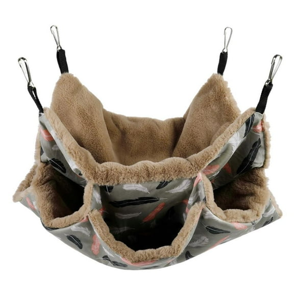 Esquirla Pet Hammock Birds Hamster Squirrel Toys Guinea Pig Rat Cage Nest Hanging Bedding